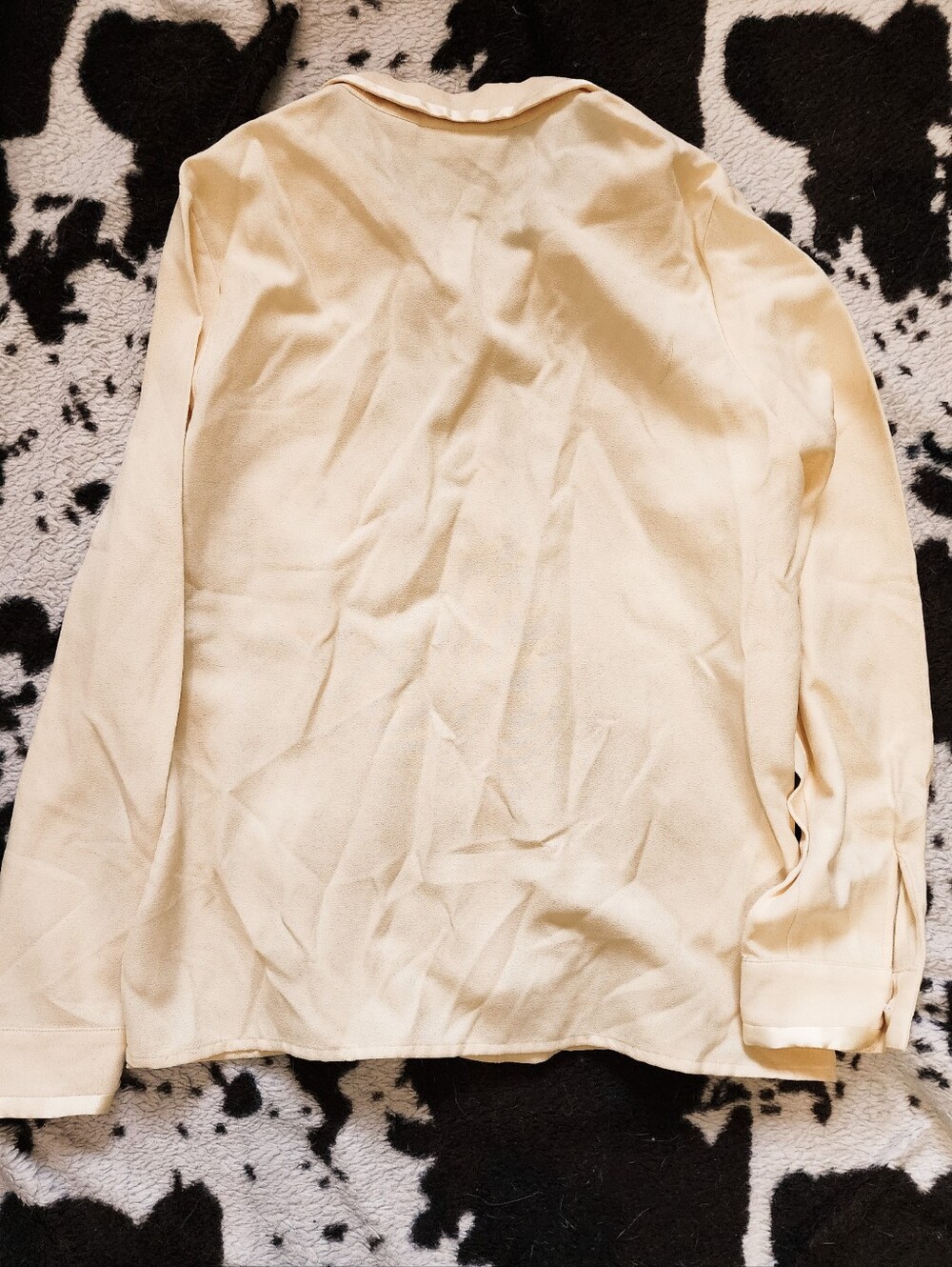 "CROFT AND BARROW" WOMEN'S 80'S/90'S BLOUSE - YELLOW MELLOW - Picture 4 of 4